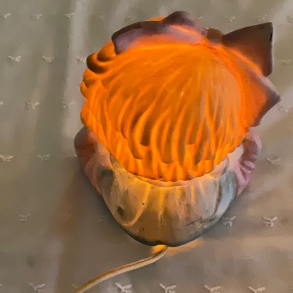 Night Light Large Little Girl Ceramic with Cord - Picture 7 of 7